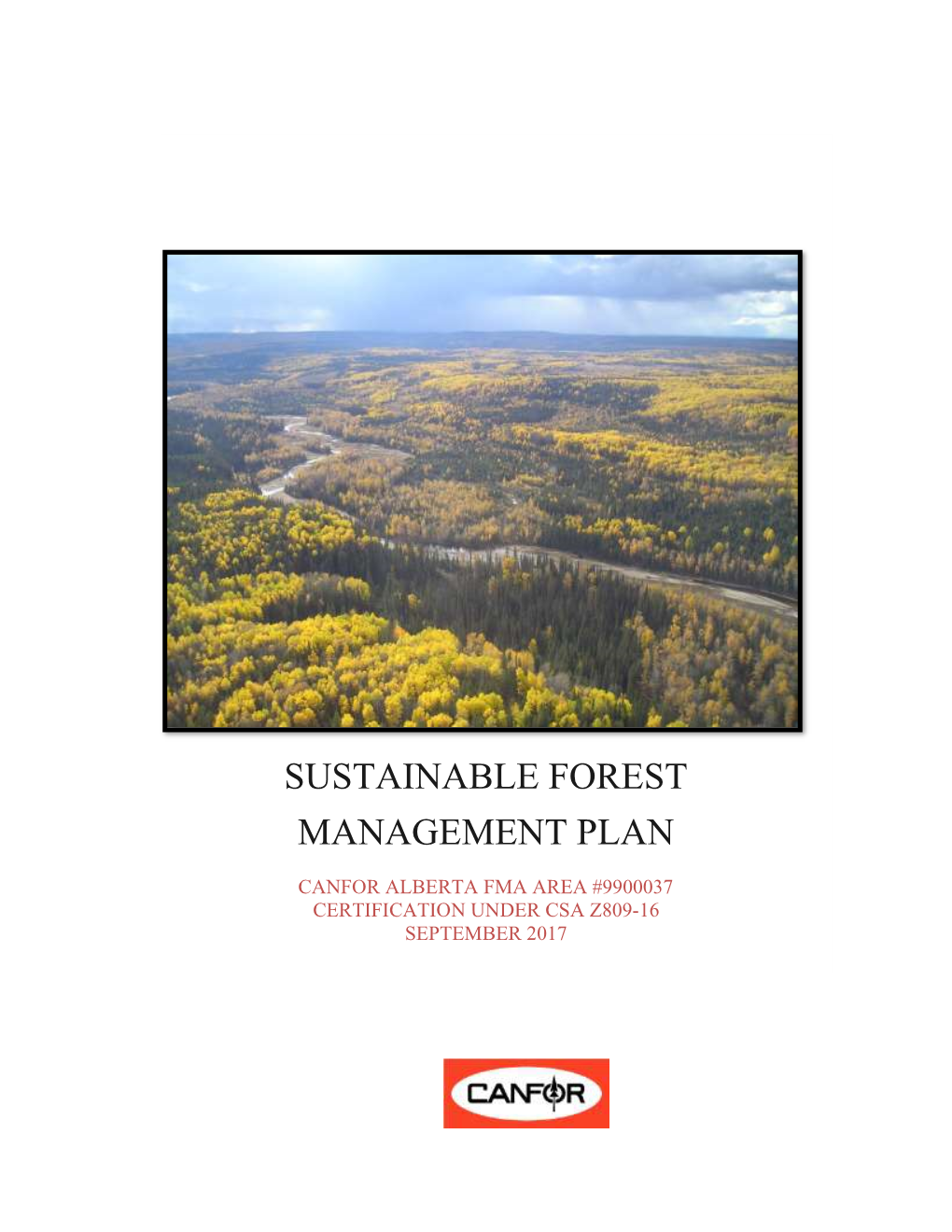 Sustainable Forest Management Plan