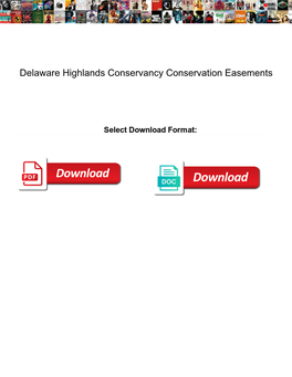 Delaware Highlands Conservancy Conservation Easements