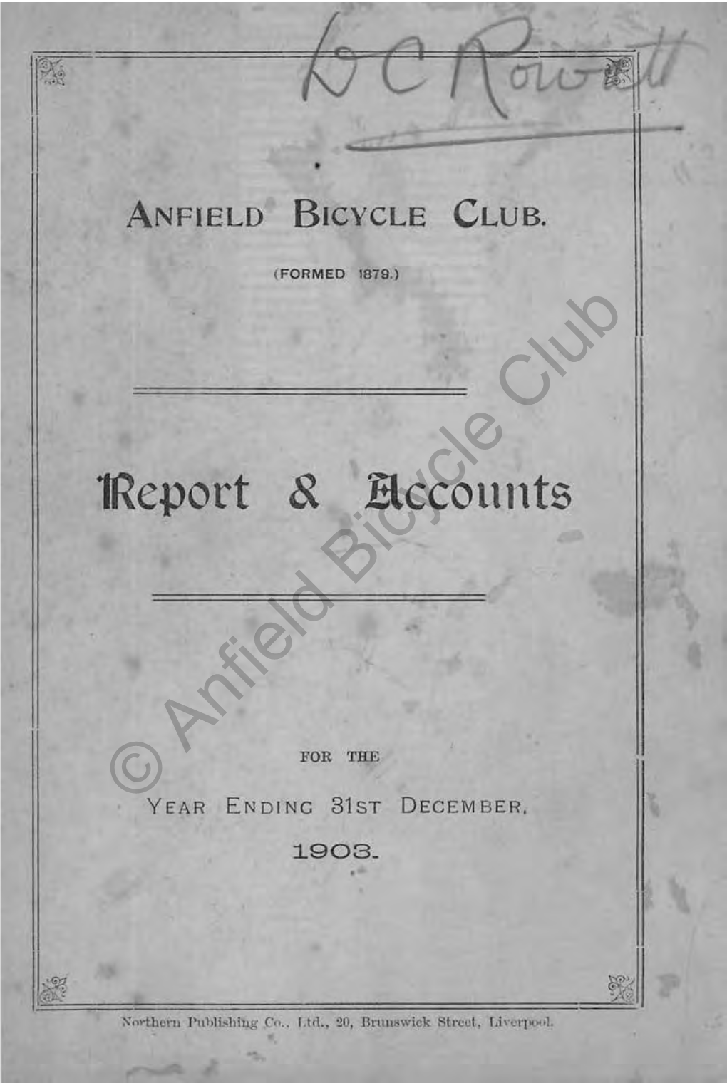 Anfield Bicycle Club Annual Report