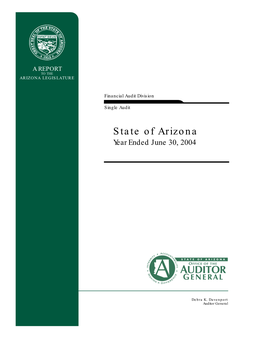 State of Arizona June 30, 2004 Single Audit Report