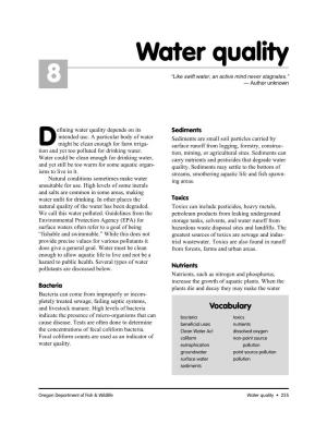 8 Water Quality