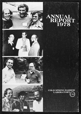 Report 1978 Cold Spring Harbor Laboratory