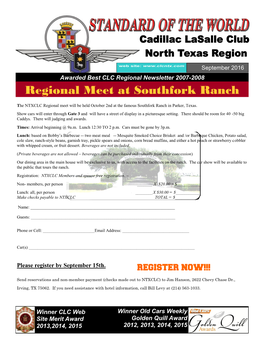 Regional Meet at Southfork Ranchlifer