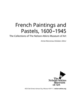 The Nelson-Atkins Museum of Art | French Paintings and Pastels, 1600