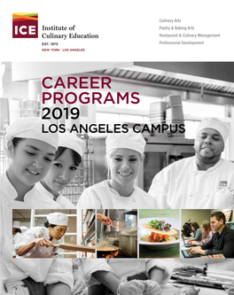 Career Programs 2019 Los Angeles Campus President’S Letter