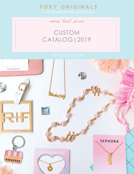 2019 Catalogue Version 1