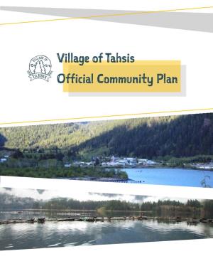 2019 Village of Tahsis Draft