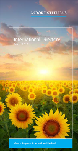 International Directory March 2018