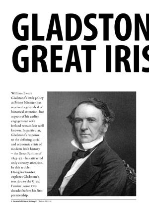 Gladstone and the Great Irish Famine