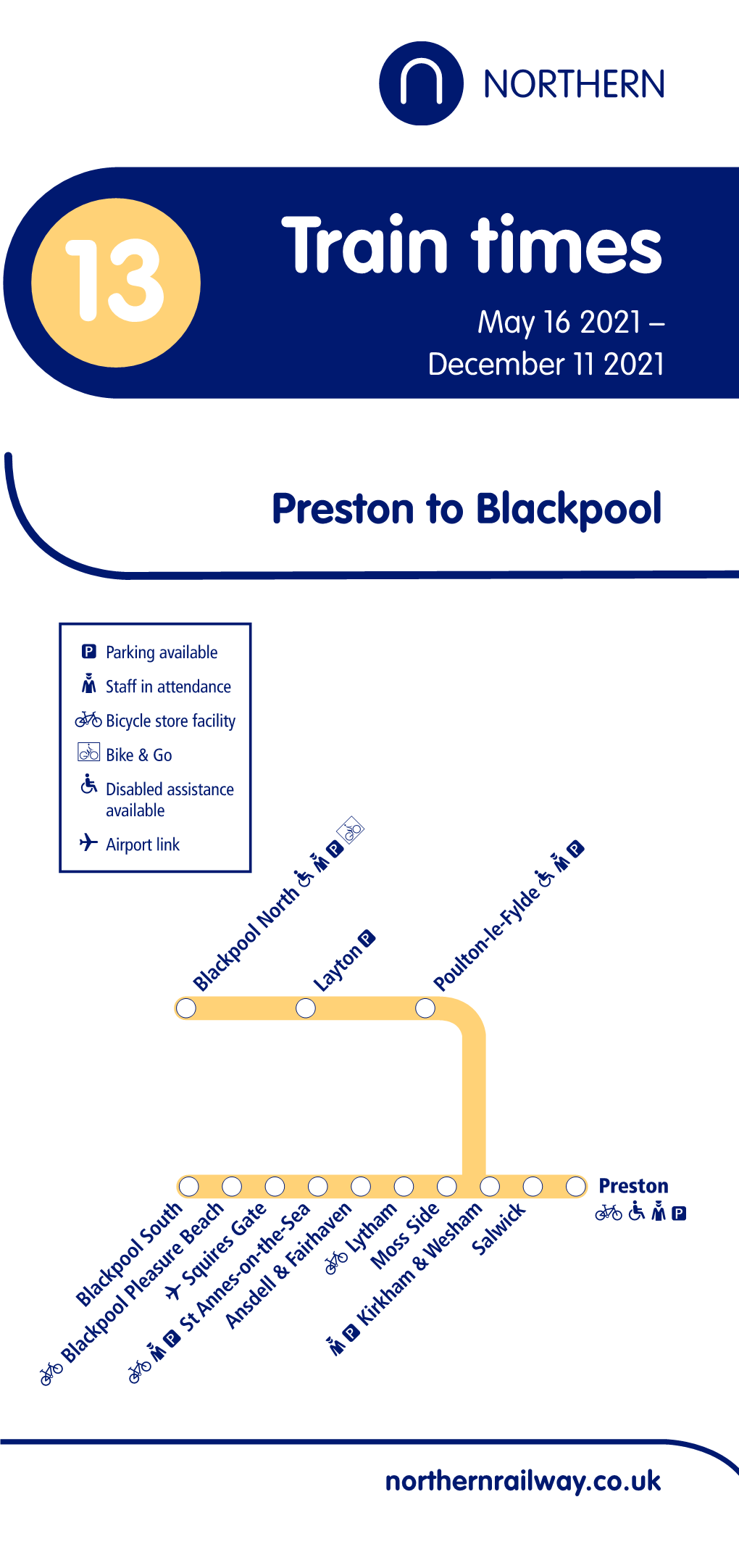 13 Train Times Preston to Blackpool
