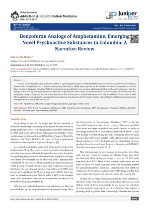 Benzofuran Analogs of Amphetamine, Emerging Novel Psychoactive Substances in Colombia: a Narrative Review