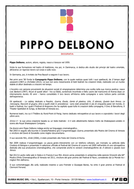 Bio Pippo Delbono