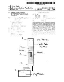 1Hol=C2 Light Water (C2 > C1) Patent Application Publication May 1, 2008 US 2008/O103092 A1 5 (1H2O=C2