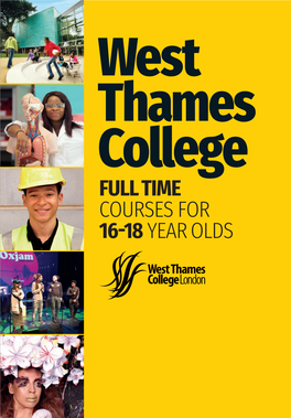 Full Time Courses for 16-18Year Olds Y, Ime Ly