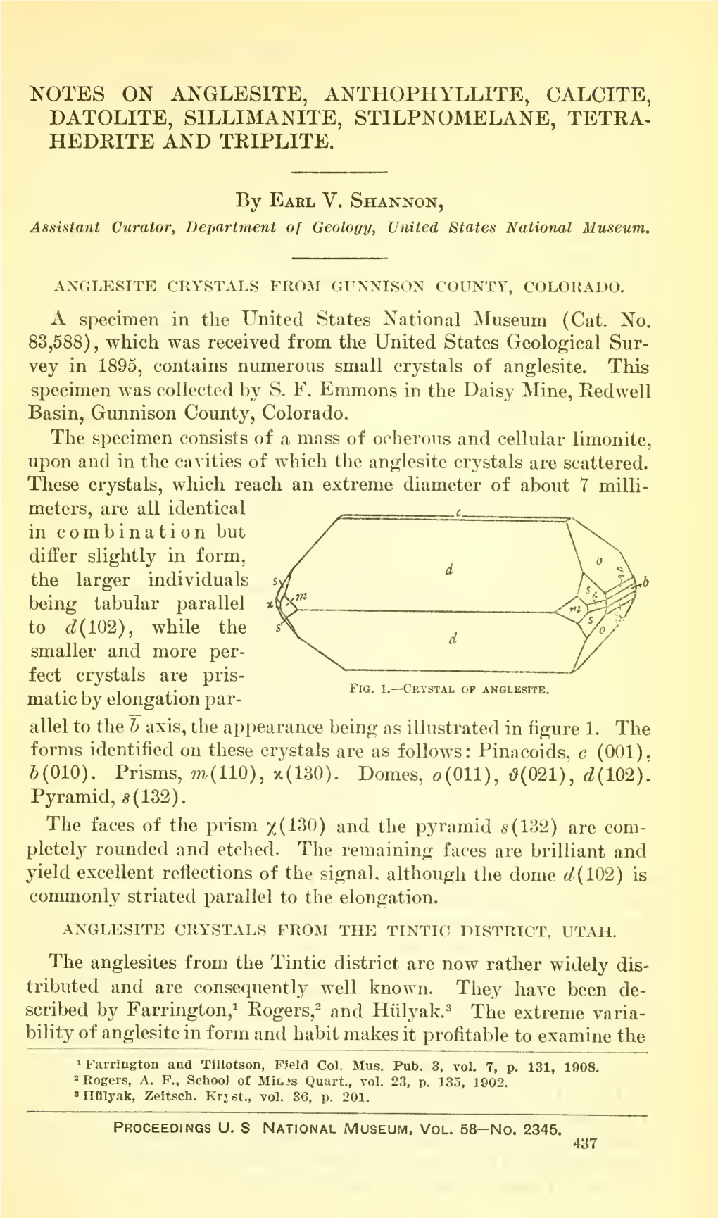 Proceedings of the United States National Museum