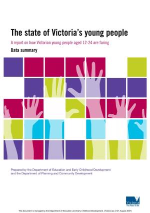 The State of Victoria's Young People
