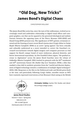 “Old Dog, New Tricks” James Bond’S Digital Chaos