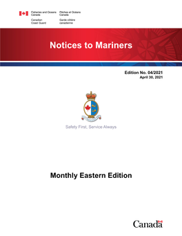 Notices to Mariners