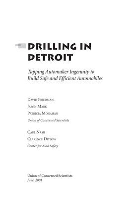 Drilling Detroit Report