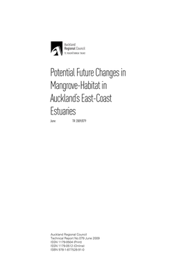 Potential Future Changes in Mangrove-Habitat in Auckland's