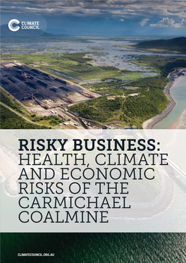 Health, Climate and Economic Risks of the Carmichael Coalmine