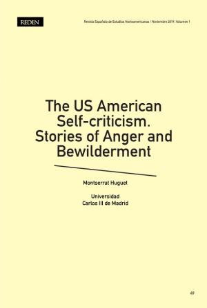 The US American Self-Criticism. Stories of Anger and Bewilderment