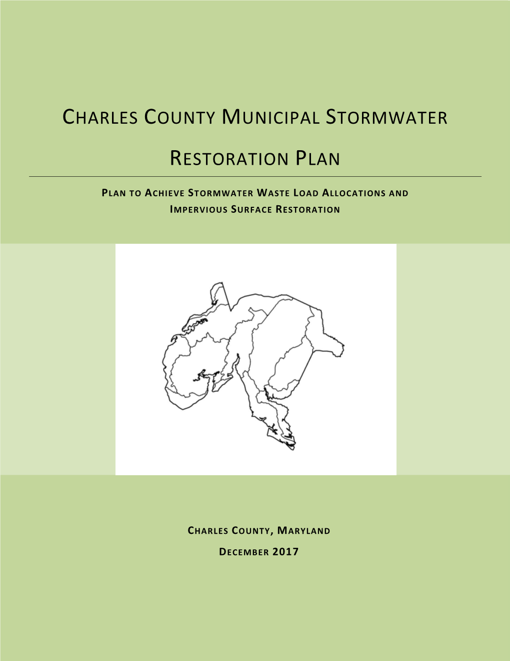 Charles County Municipal Stormwater Restoration Plan