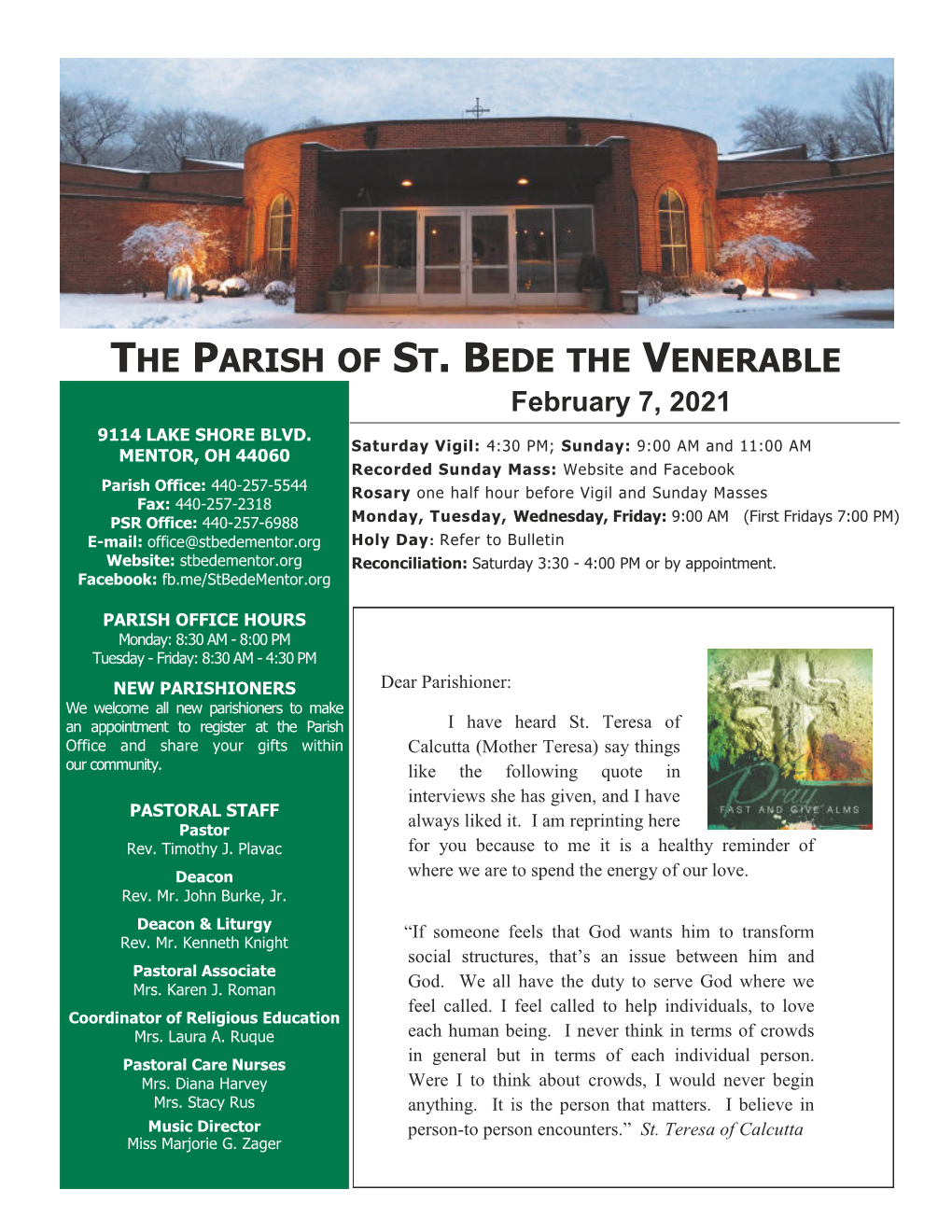 The Parish of St. Bede the Venerable