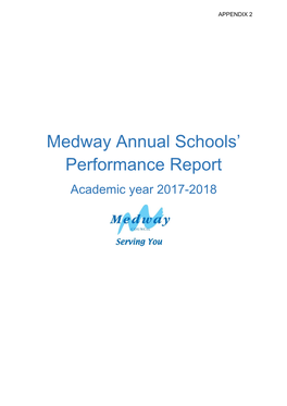 Medway Annual Schools' Performance Report