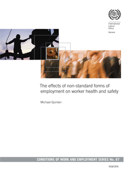 The Effects of Non-Standard Forms of Employment on Worker Health and Safety