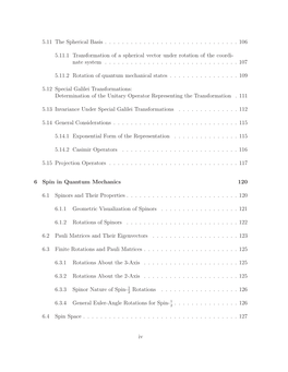 Spin in Quantum Mechanics 120