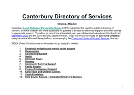 Canterbury Local Children's Partnership Group (LCPG)