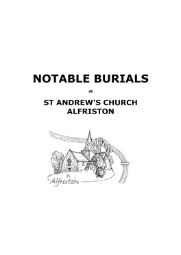 Notable Burials