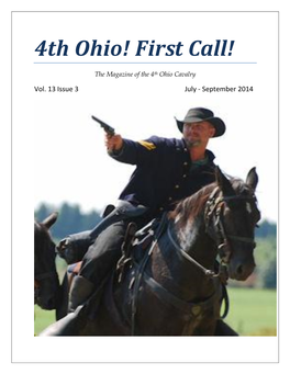 4Th Ohio! First Call!