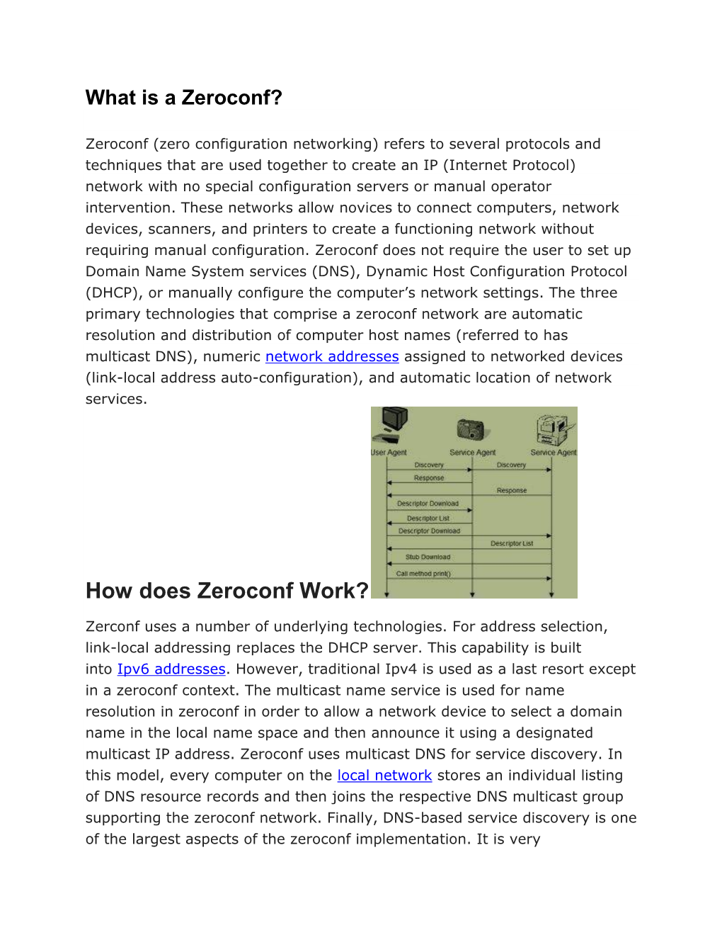 How Does Zeroconf Work?