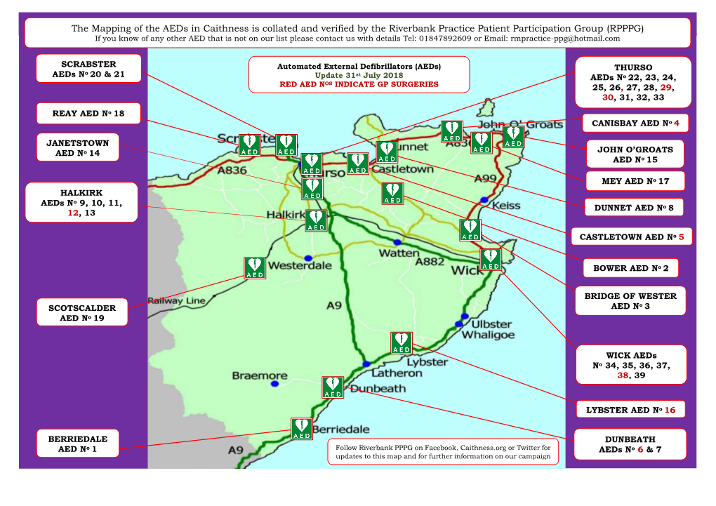 The Mapping of the Aeds in Caithness Is Collated and Verified