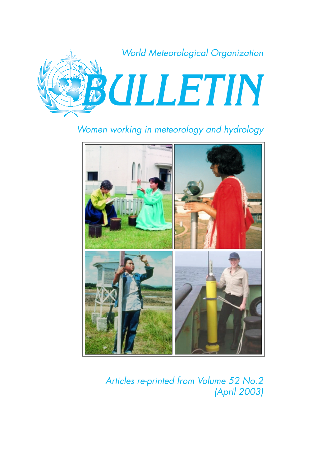 Women Working in Meteorology and Hydrology : Articles Re-Printed From