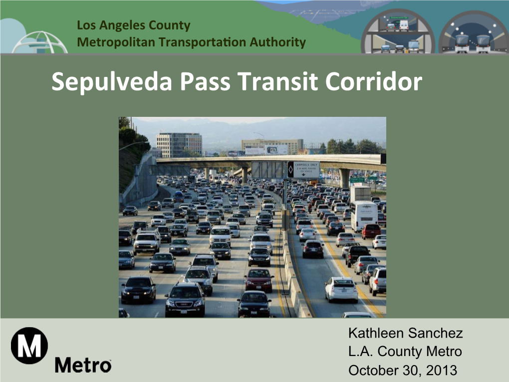 Sepulveda Pass Transit Corridor