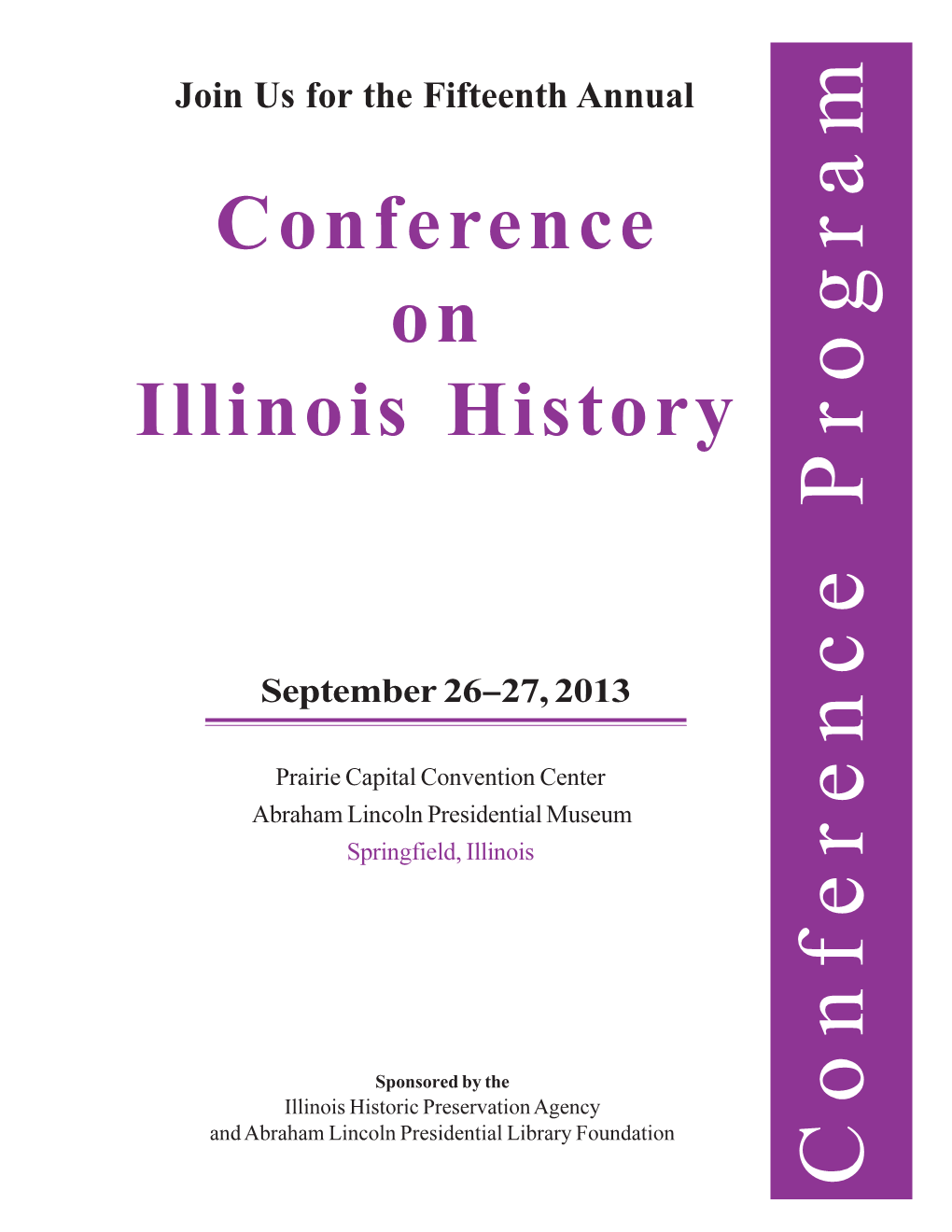 Conference Program REGISTRATION FORM