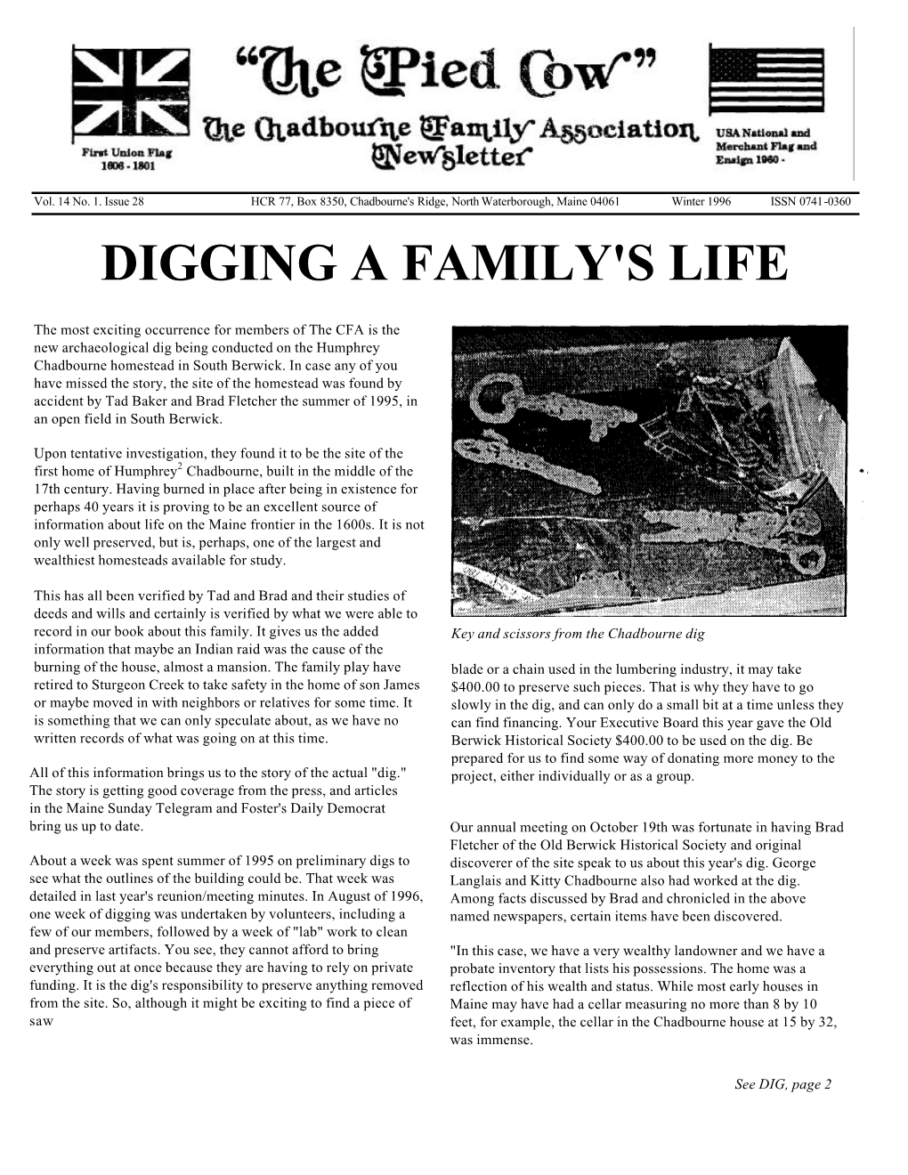 Digging a Family's Life