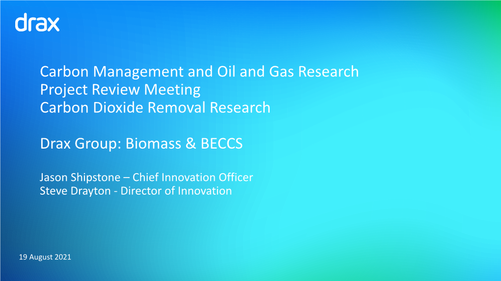 Biomass & BECC