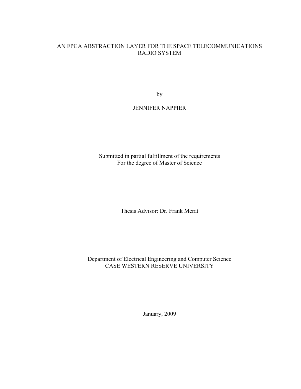 STRS Compliant FPGA Waveform Development