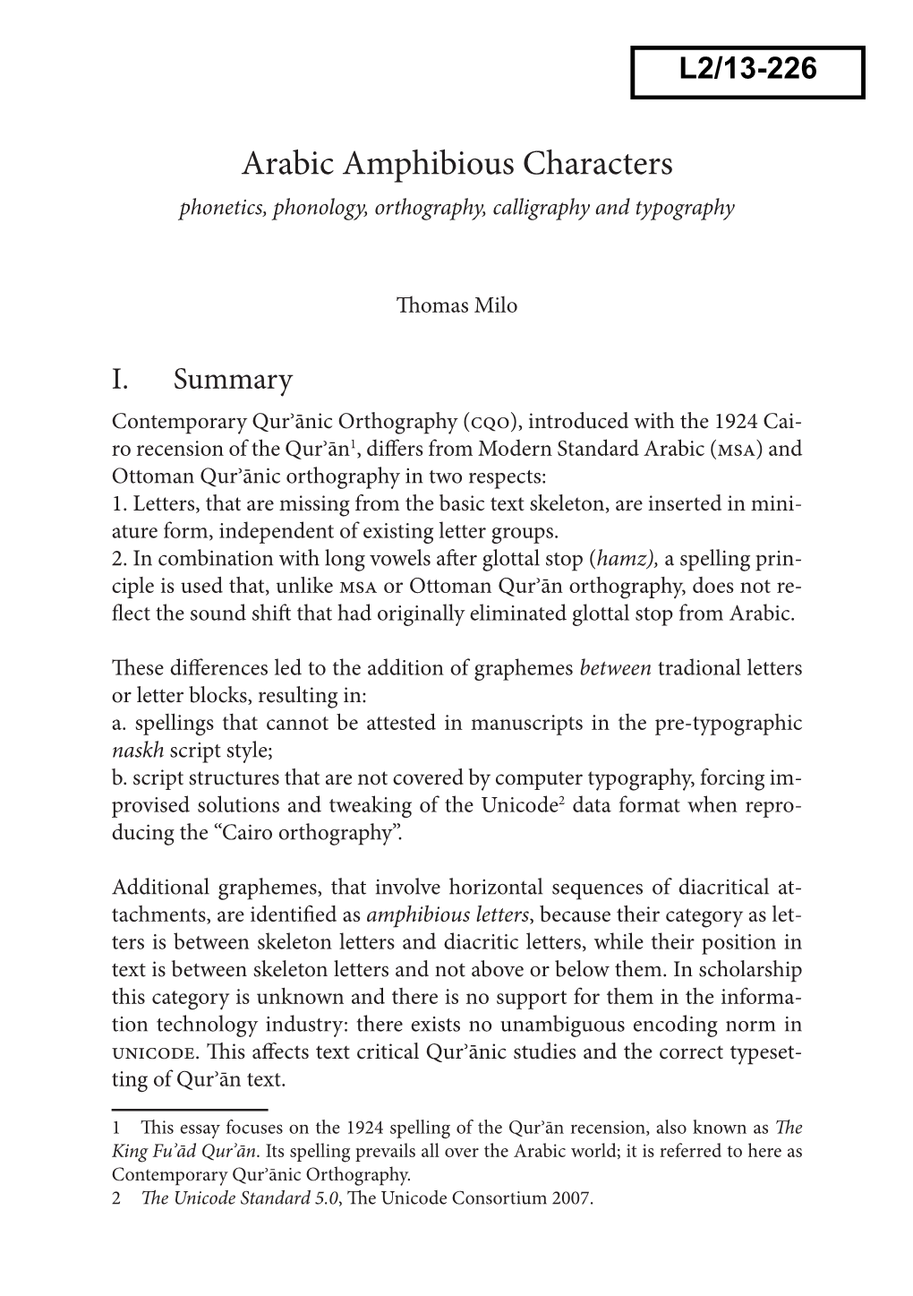 Arabic Amphibious Characters Phonetics, Phonology, Orthography, Calligraphy and Typography