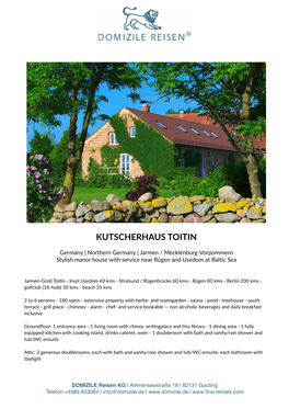 Kutscherhaus Toitin