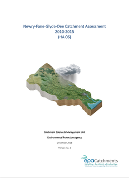 Newry-Fane-Glyde-Dee Catchment Assessment 2010-2015 (HA 06)