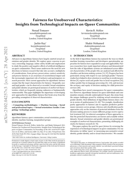 Insights from Technological Impacts on Queer Communities