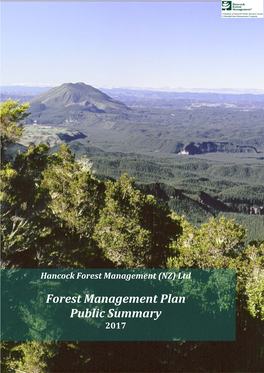 Forest Management Plan Public Summary 2017