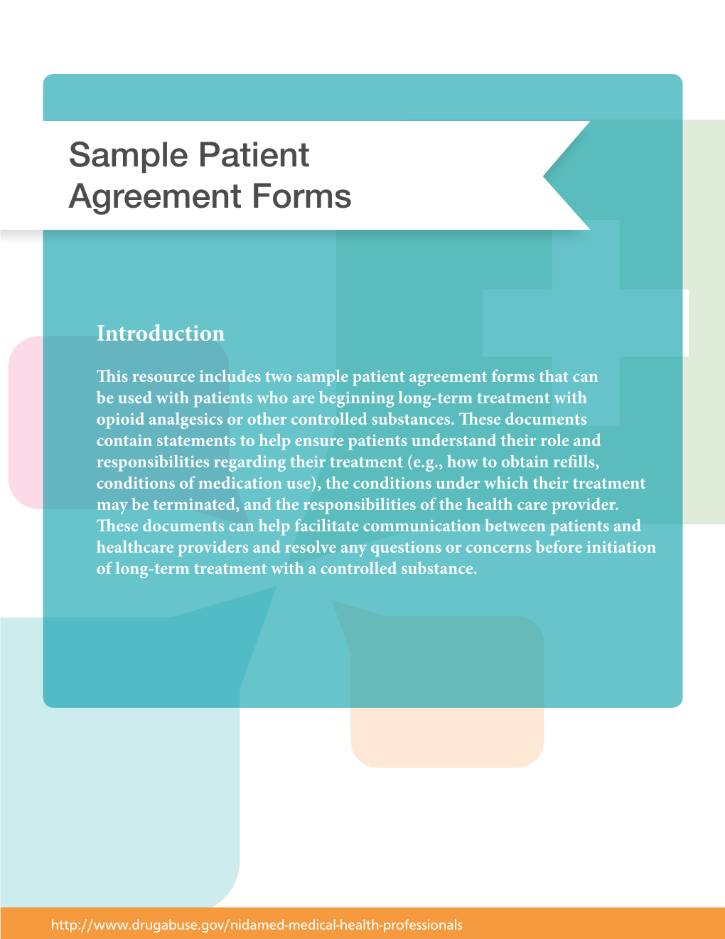 Sample Patient Agreement Forms