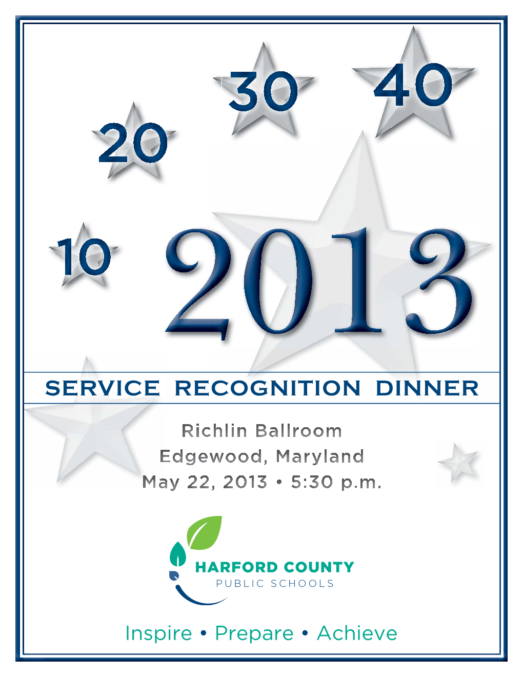 Service Recognition Dinner