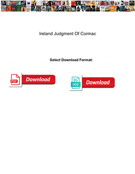 Ireland Judgment of Cormac